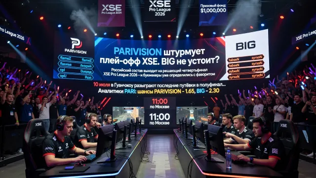 PARIVISION штурмует плей-офф XSE. BIG не устоит?